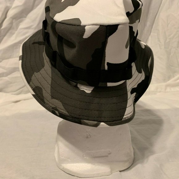 NEW B/W BDU ARCTIC SNOW URBAN WINTER HUNTING FISHING BOONIE SUN HATS - Picture 8 of 12